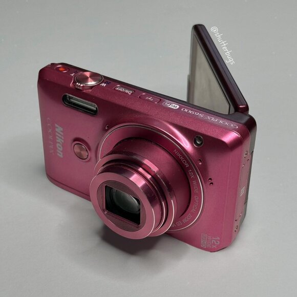 Nikon Coolpix S6900 Pink Digital Camera Bundle Pre-Owned🫧⋆ ₊˚🎀 RARE Hot Pink Digicam