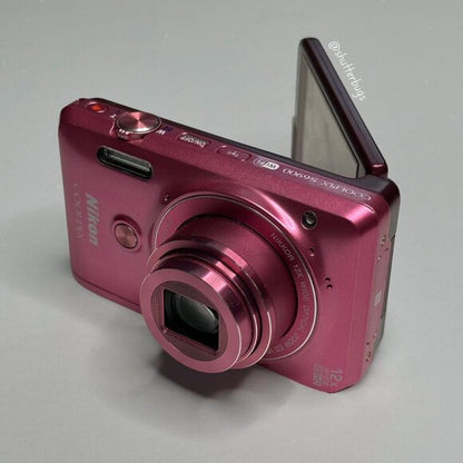 Nikon Coolpix S6900 Pink Digital Camera Bundle Pre-Owned🫧⋆ ₊˚🎀 RARE Hot Pink Digicam