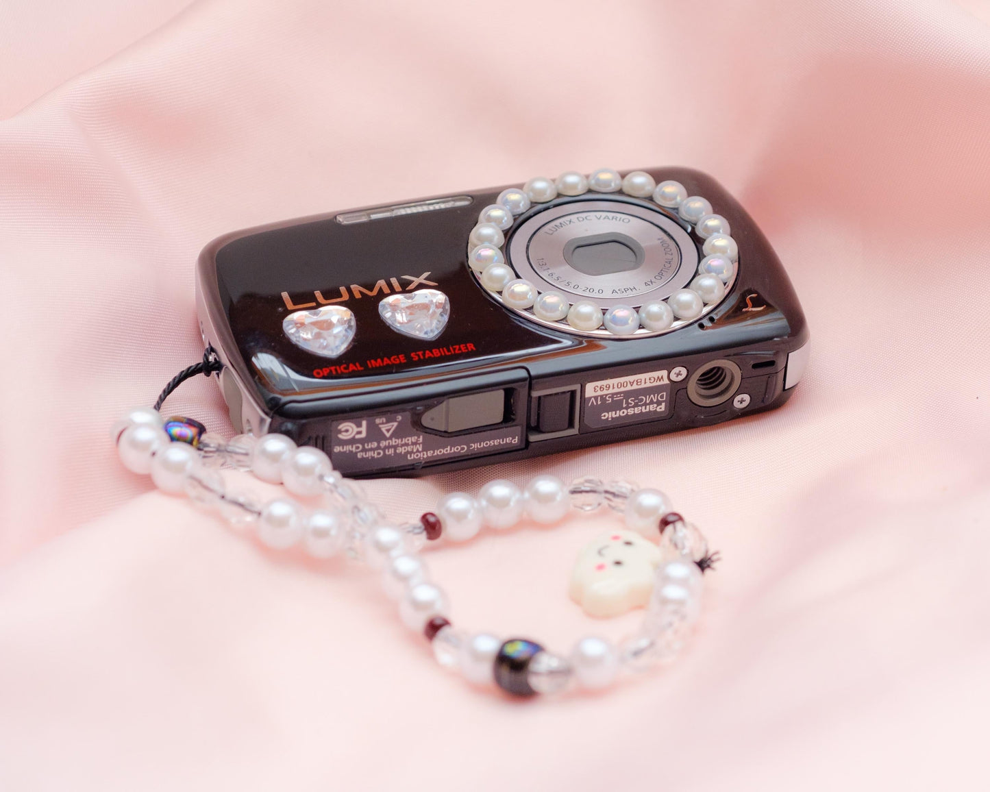 Lumix S1 Cute y2k Aesthetic Digicam with Beaded Strap PreOwned