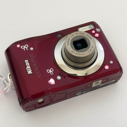 Pre-Owend Nikon Coolpix L20 Digital Camera ๋ .🍷⋆