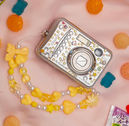 Cute Y2k Aesthetic Fujifilm Finepix A345 hand decorated digital camera PreOwned