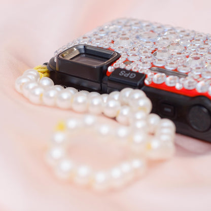 Cute y2k aesthetic digicam Nikon Coolpix AW 100 waterproof camera with beaded strap PreOwned