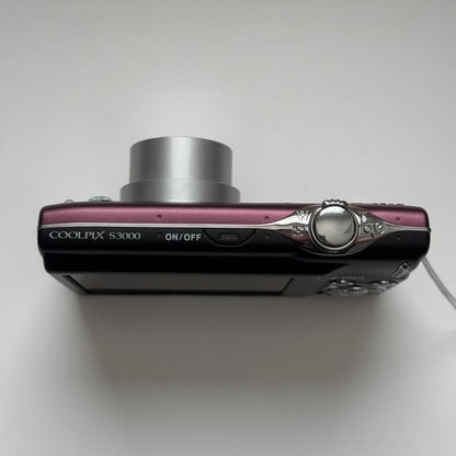 Pre-Owend Nikon Coolpix S3000 Digital Camera