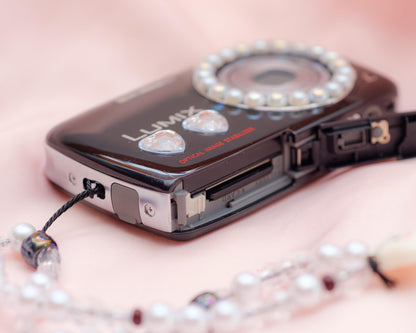 Lumix S1 Cute y2k Aesthetic Digicam with Beaded Strap PreOwned