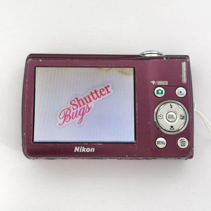 Pre-Owend Nikon Coolpix S220 Plum Digital Camera