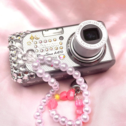 Canon Poweshot A410 Cute Y2k Aesthetic decorated digital camera, has flaw! READ DESCRIPTION PreOwned