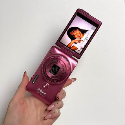 Nikon Coolpix S6900 Pink Digital Camera Bundle Pre-Owned🫧⋆ ₊˚🎀 RARE Hot Pink Digicam