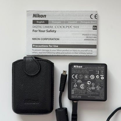 Pre-Owend Nikon Coolpix S01 Mini Digital Camera