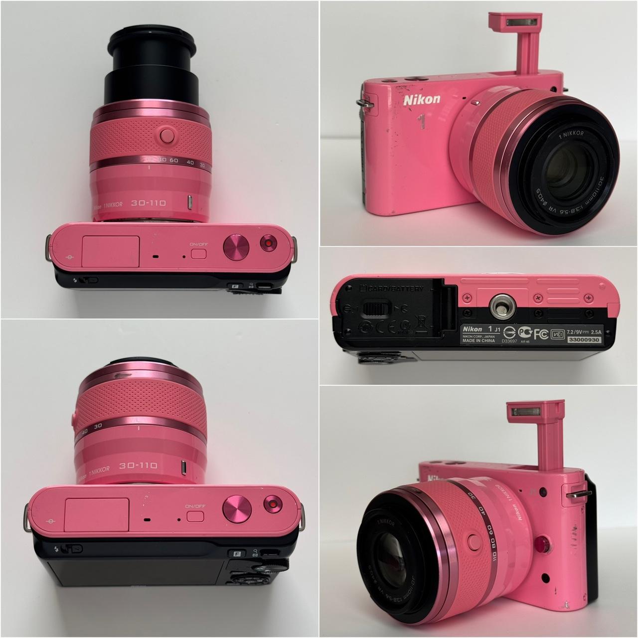 Pre-Owend Nikon 1 J1 Pink Mirrorless Digital Camera 🎀 ₊˚ ⊹ 💗