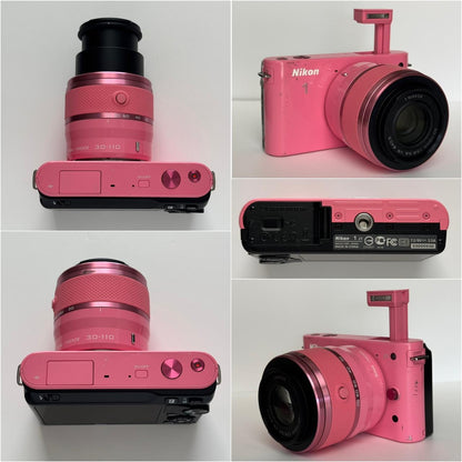 Pre-Owend Nikon 1 J1 Pink Mirrorless Digital Camera 🎀 ₊˚ ⊹ 💗